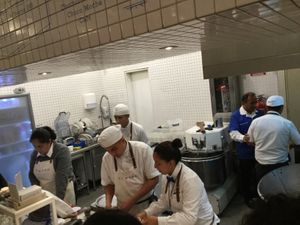 Kitchen at Churrería El Moro in Mexico City