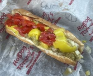 SOUTH SIDE DOG (V)  at Hot Dog Tommy's in Cape May