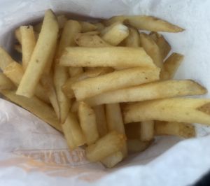 FRENCH FRIES (V)  at Hot Dog Tommy's in Cape May