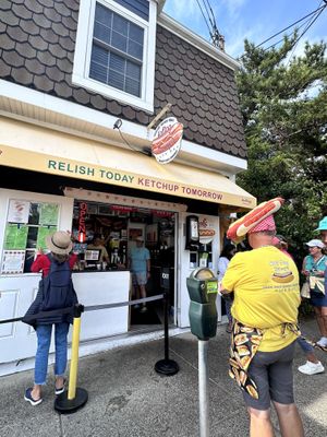   at Hot Dog Tommy's in Cape May
