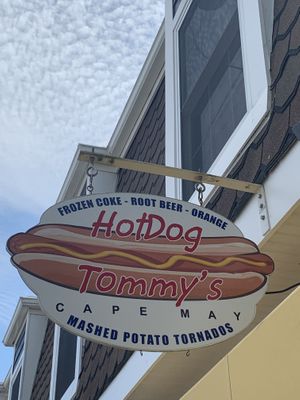 A Cape May legend at Hot Dog Tommy's in Cape May