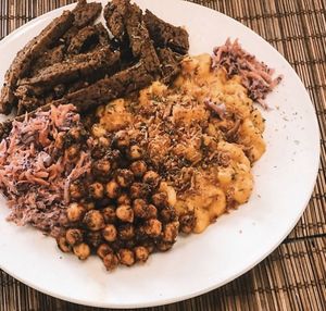 Mac & cheese coleslaw  at Earth's Kitchen  in Birmingham
