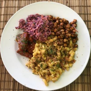 Mac and cheeseee at Earth's Kitchen  in Birmingham