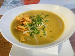 Mexikanische Maiscremesuppe at Mint in St Kanzian