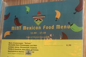 Wochenkarte at Mint in St Kanzian