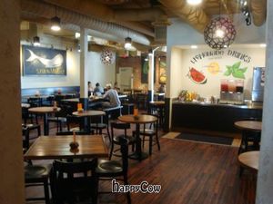 upstairs at Native Foods in West Los Angeles