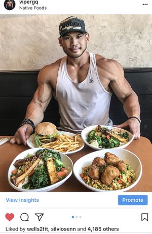 Now that’s a nice refeed meal! at Native Foods in West Los Angeles