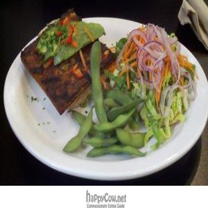 Scorpion Burger at Native Foods in West Los Angeles