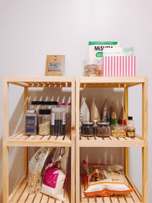 All vegan items : Nuts, grains, and snacks  at Helen's House in Seoul