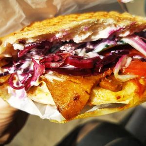 Döner with seitan at King Döner in Aachen