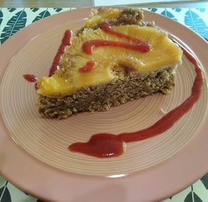 Keke de piña at Organic Land in Lima