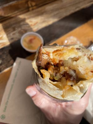 Smoked mushrooms were amazing   at Bonfire Burritos in Golden
