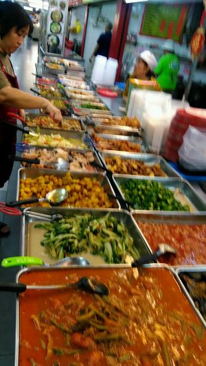 today 11th April 2018 at Le Tian Vegetarian Stall in Kuala Lumpur