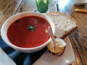 Tomato soup at Schippperscafé ‘t Ankertje in Enkhuizen