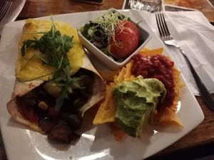 Vegan wrap at Schippperscafé ‘t Ankertje in Enkhuizen