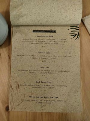 Menu Drinks I at Hippie Chay in Munich