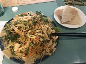 Tofu skin salad   at An Hy in Hoi An