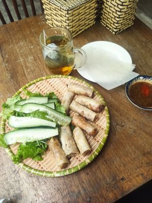 Spring rolls #Veganuary at An Hy in Hoi An