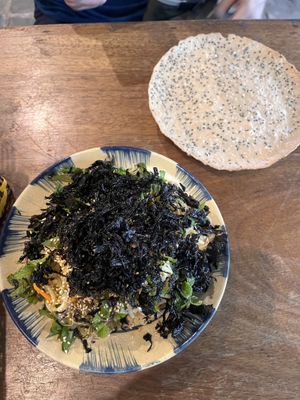Seaweed and papaya salad —incredible  at An Hy in Hoi An