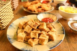 fried tofu at An Hy in Hoi An
