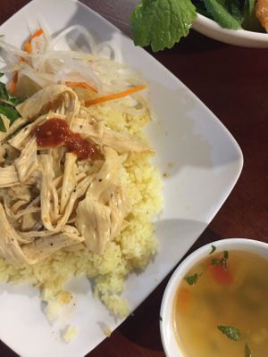 Vegan Chicken Rice at An Hy in Hoi An