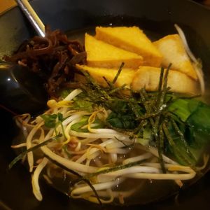Vegetarian/Vegan ramen at Wasabi in Bemidji