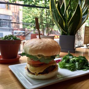 New Plant Cheezeburger at Plant Cafe & Kitchen - Itaewon in Seoul