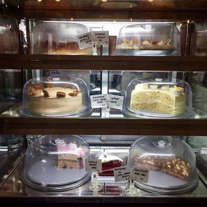 Always a fantastic selection of cakes at Plant Cafe & Kitchen - Itaewon in Seoul
