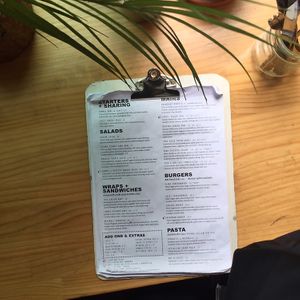 Menu at Plant Cafe & Kitchen - Itaewon in Seoul