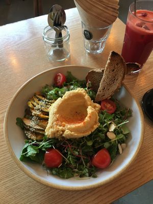 Hummus salad at Plant Cafe & Kitchen - Itaewon in Seoul