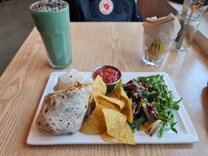 Breakfast wrap at Plant Cafe & Kitchen - Itaewon in Seoul