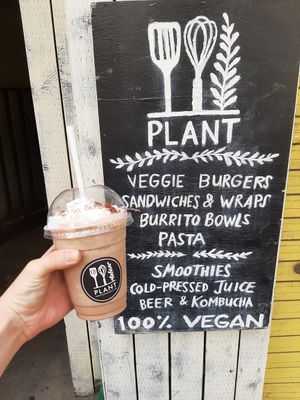 Choko milkshake at Plant Cafe & Kitchen - Itaewon in Seoul