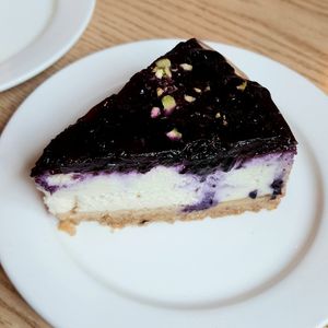 Blueberry cheesecake at Plant Cafe & Kitchen - Itaewon in Seoul