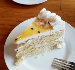 Coconut Passionfruit Cake #Veganuary at Plant Cafe & Kitchen - Itaewon in Seoul