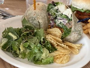 Wrap was pretty nice!  at Plant Cafe & Kitchen - Itaewon in Seoul