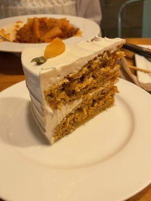 Carrot cake   at Plant Cafe & Kitchen - Itaewon in Seoul