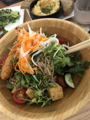 Not recommend. Peanut sauce is not good and over cooked soba noodle  at Plant Cafe & Kitchen - Itaewon in Seoul