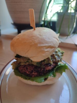 Burger at Plant Cafe & Kitchen - Itaewon in Seoul