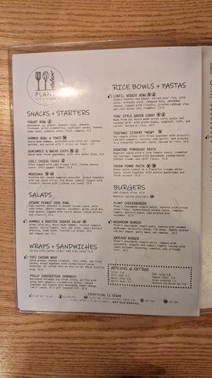 Menu Food at Plant Cafe & Kitchen - Itaewon in Seoul