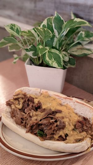 Philly Cheesesteak Sandwich at Plant Cafe & Kitchen - Itaewon in Seoul