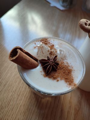 Egg nog at Plant Cafe & Kitchen - Itaewon in Seoul