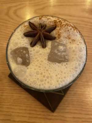 Holiday special egg nog!  at Plant Cafe & Kitchen - Itaewon in Seoul