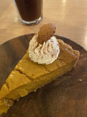 Thanksgiving isn’t thanksgiving without pumpkin pie!  at Plant Cafe & Kitchen - Itaewon in Seoul