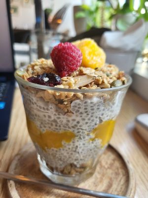 Chia pudding at Plant Cafe & Kitchen - Itaewon in Seoul