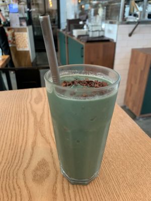 Green smoothie  at Plant Cafe & Kitchen - Itaewon in Seoul