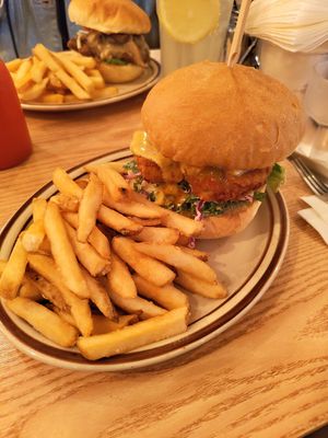 Burger at Plant Cafe & Kitchen - Itaewon in Seoul