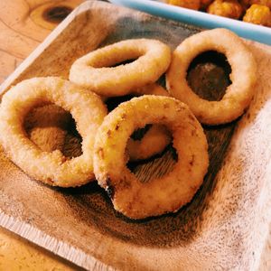 Onion rings  at Plant Cafe & Kitchen - Itaewon in Seoul