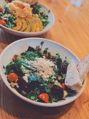 Sweet Potato & Feta Salad at Plant Cafe & Kitchen - Itaewon in Seoul