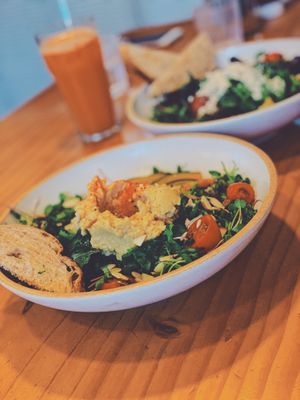 Hummus & Roasted Squash Salad at Plant Cafe & Kitchen - Itaewon in Seoul
