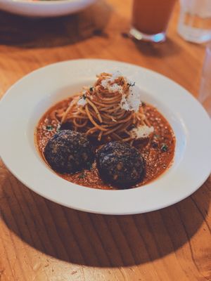 Spaghetti & Meatballs at Plant Cafe & Kitchen - Itaewon in Seoul
